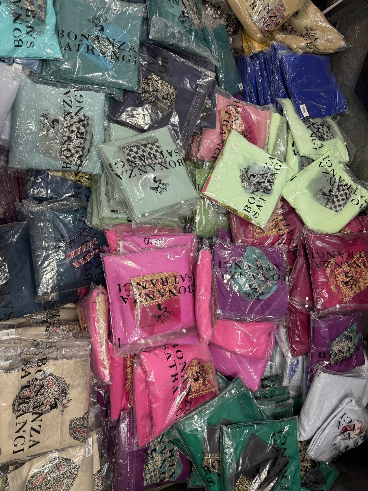 BONANZA SATRANGI PATCH EMBROIDERY LEFT OVER CHINA MATCHING MIX N MATCH 100% ORIGINAL