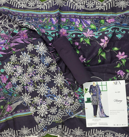 AIFA – Umang Embroidered Collection Design Code: -AU-009