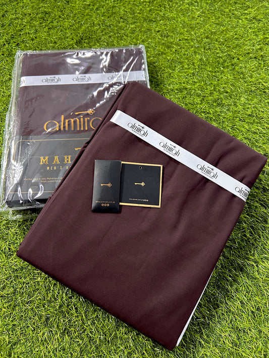 ALMIRAH’S MAHARAJA BURGUNDY MEN'S COTTON