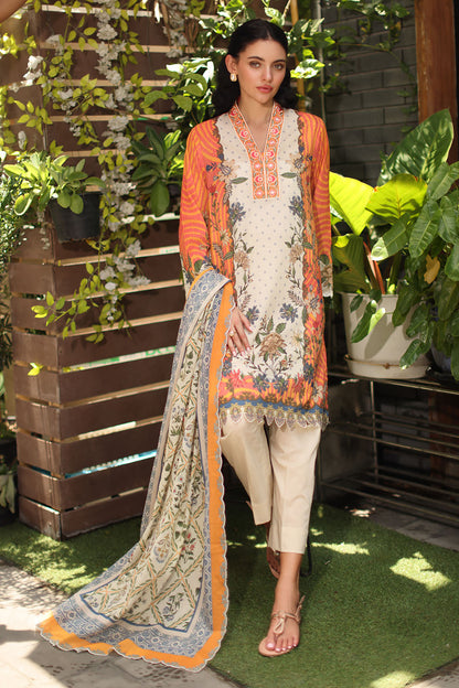 GUL AHMED SD-62060 EMB LAWN 3PCS
