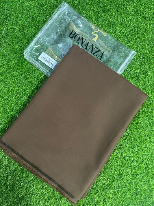 👔 BONANZA Unstitched– Wash & Wear 💞🔥 Gents Collection 2026🔥 Walnut Brown