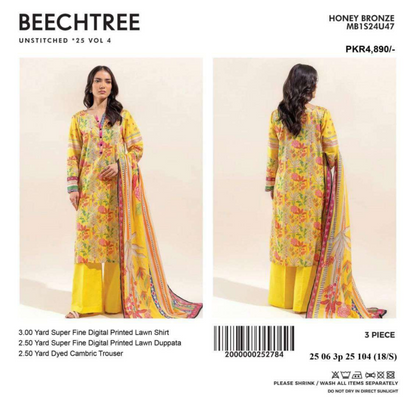 BEECHTREE Lawn Unstitched 3 Pieces 👌🔥✨