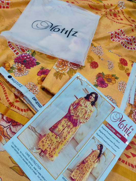 MOTIFZ LAWN 3PCS UNSTITCHED 🔥👌❤️
