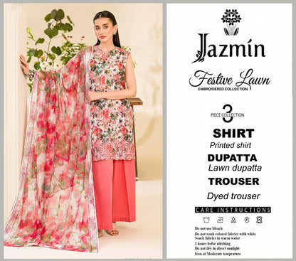 Jazmine Lawn Unstitched 3 Pieces ❤️🔥 Volume 2