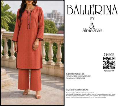 BALLERINA BY ALMEERAH D-9 -  2PCS JACQUARD COLLECTION