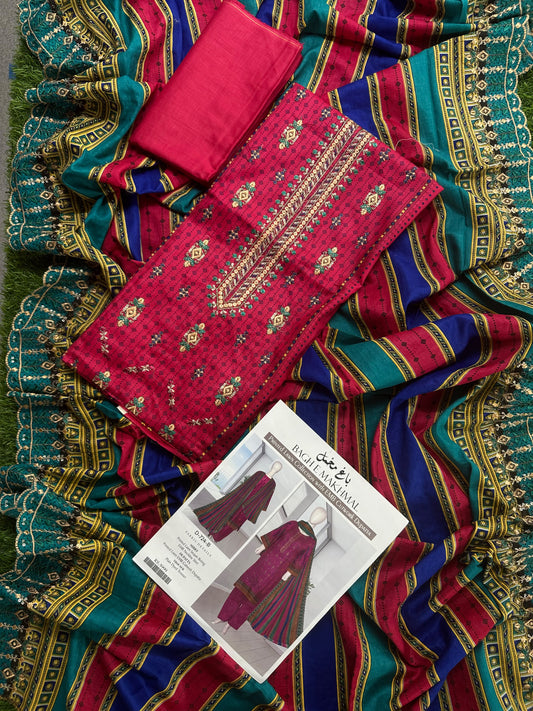 Bagh e Makhmal D-724-B Embroidered 3Pcs