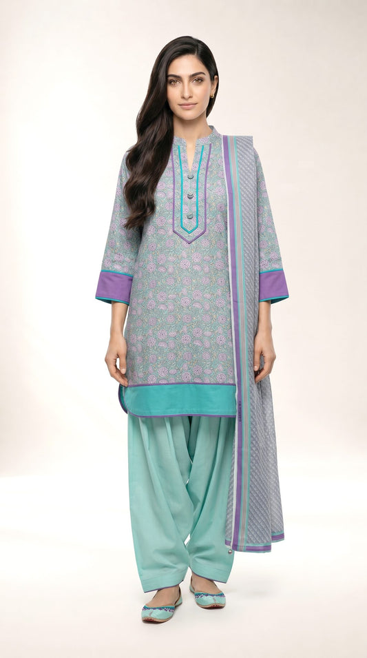 Alkaram Light Blue MSB-02-26-181 3PCS