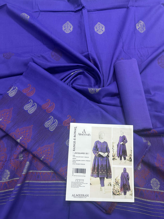 DARK PURPLE RANGE-E-RONAQ – ALMEERAH