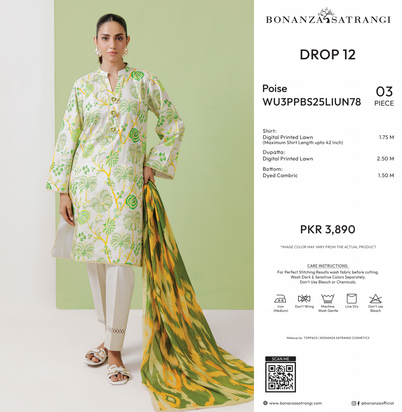 Bonanza Satrangi 100% Original in Wholesale Prices 🤫❤️ Pure Unstitched 3PCs 🔥🤝🥳