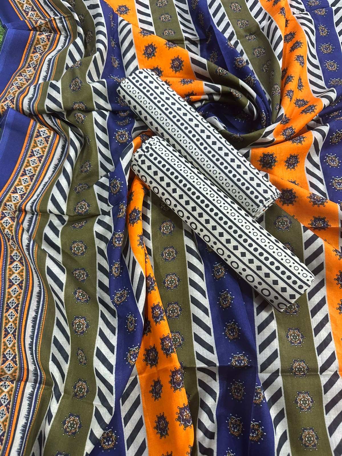 MEHAK&MAYAR CHUNDRI PRINTED 3PCS