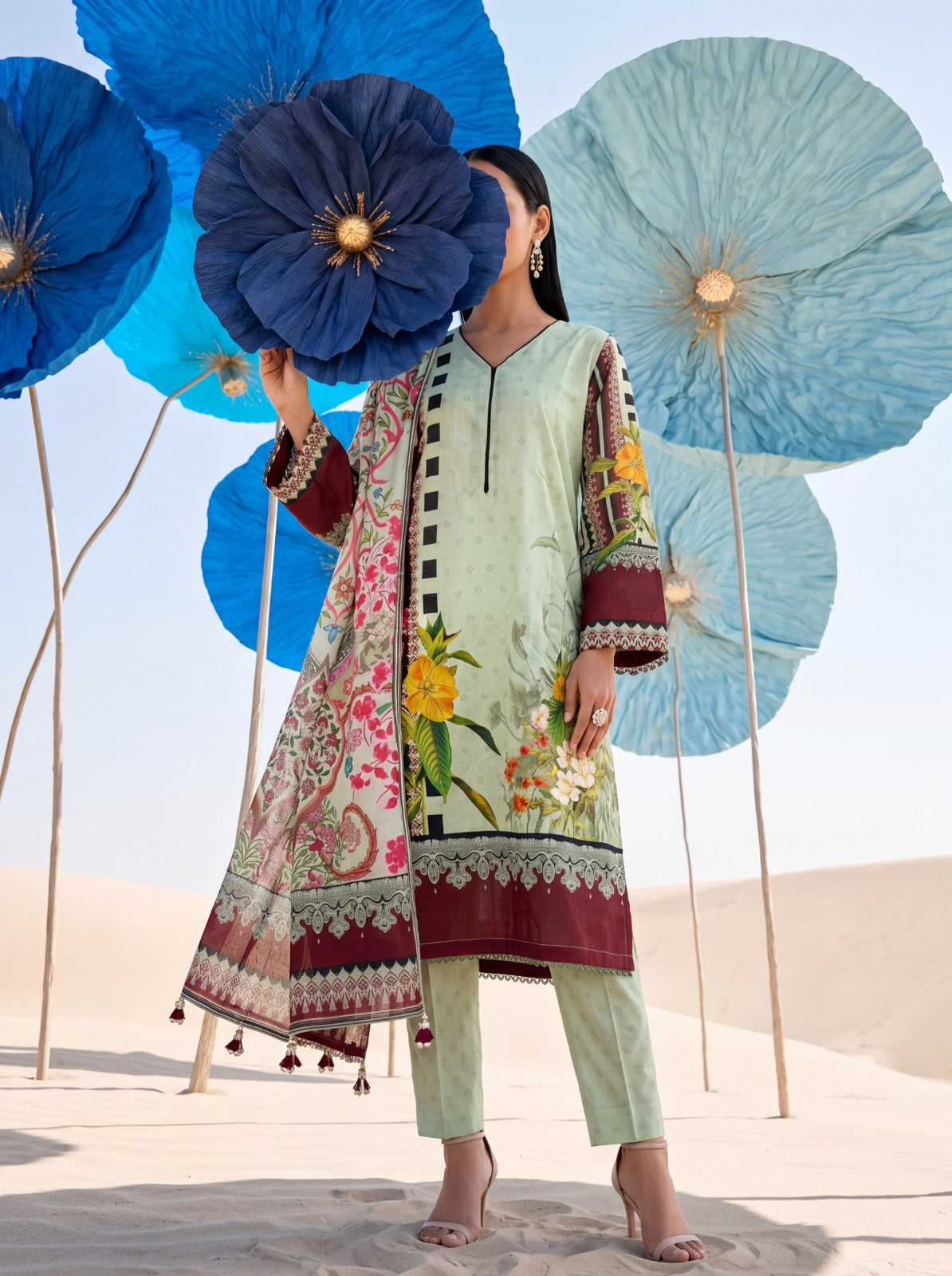 Almeerah ARZA – PRINTED 2PC Premium Lawn Collection
