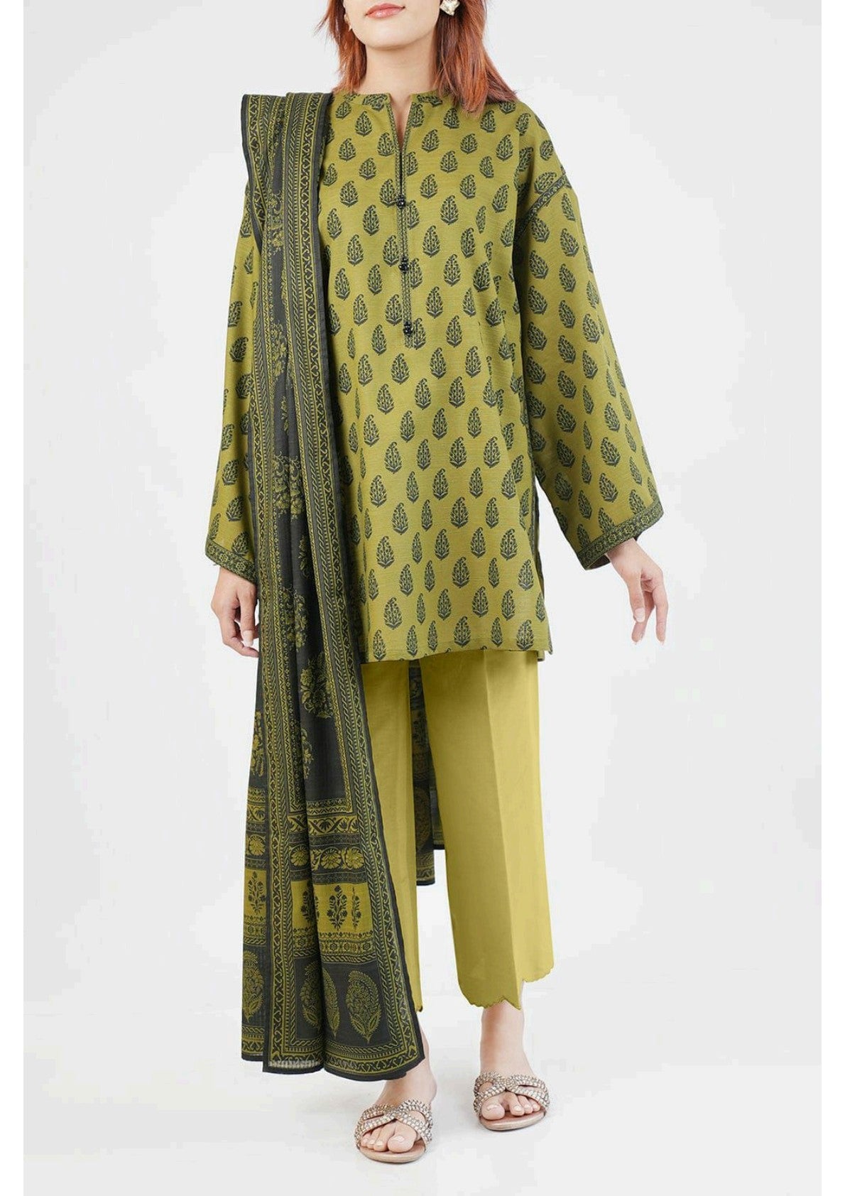 Saya  Cotton Khaddar 3P