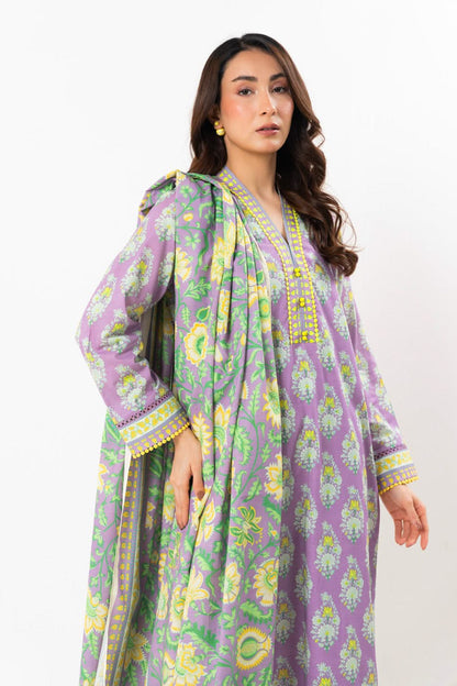 Alkaram Digital Printed Lawn 3 Piece 😉🧡