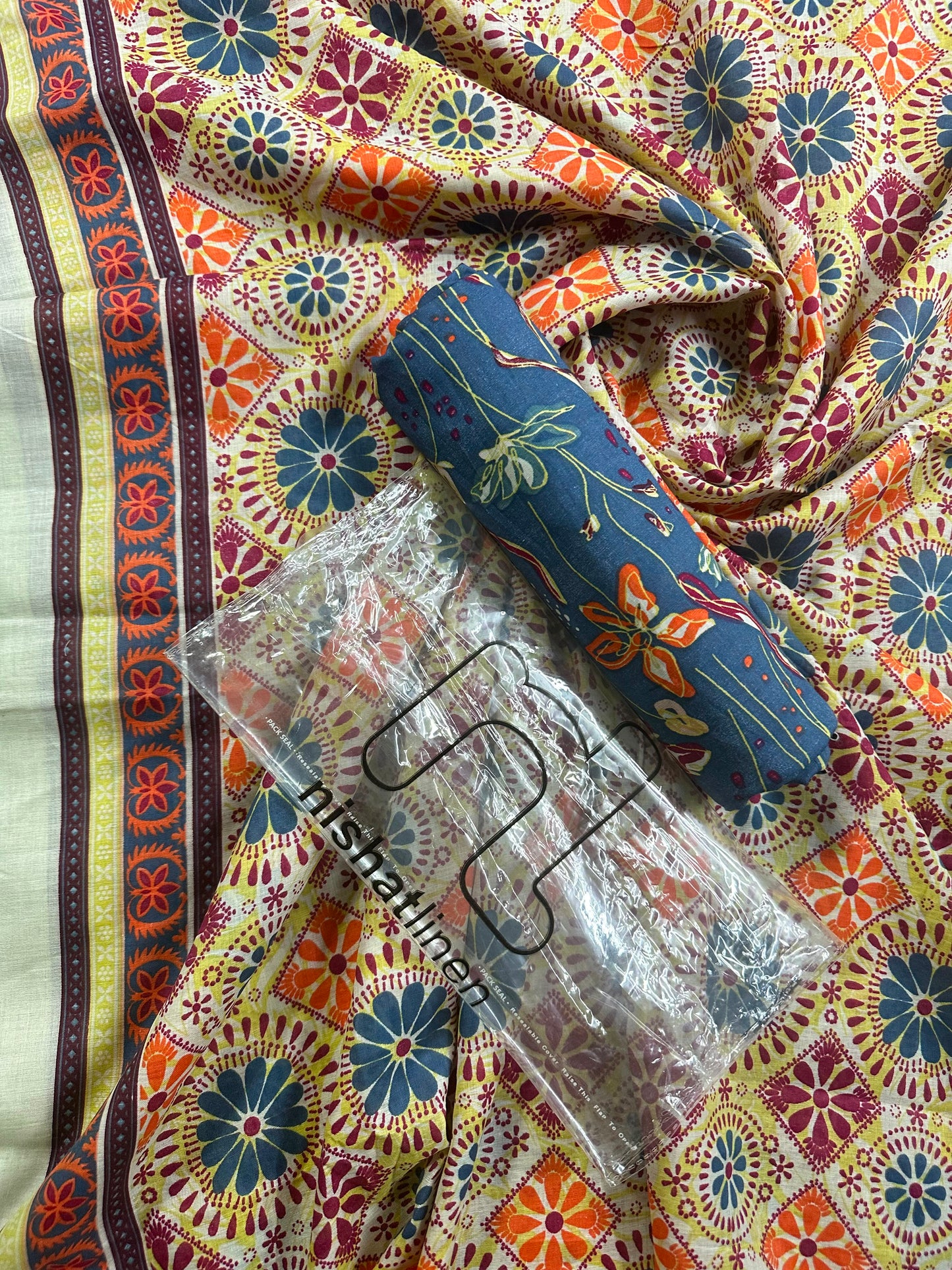 NISHAT 2PCS Teal Blue S+D