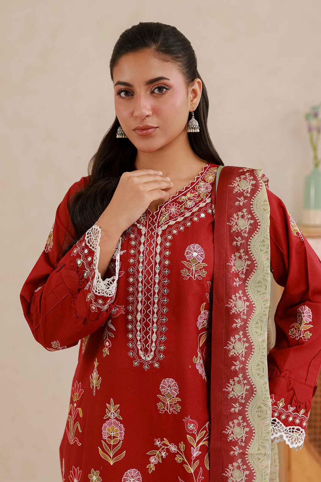 Zellbury Signature Embroidery Unstitched 3PCs Collection D-C:- WUS26E30511