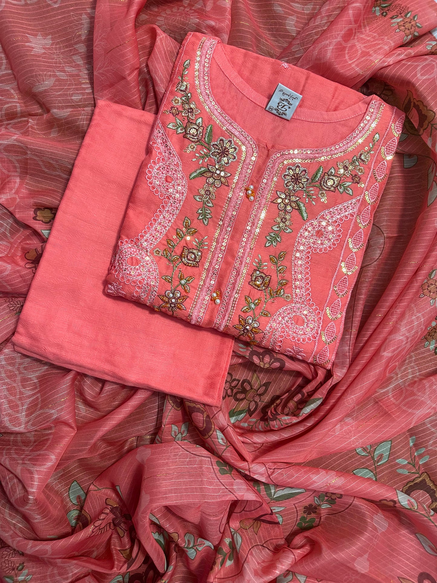 BQ EMBROIDERY STITCHED 3PCS RANDOMLY ANY COLOR/ ANY DESIGN