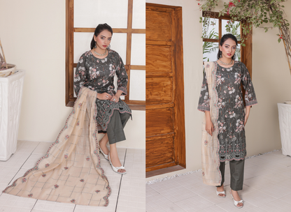 🌸 🌹 MTF – ROSE & VOGUE ✨ Digital Printed Doria Embroidered Laserkari Cotton 2025
Collection ✨