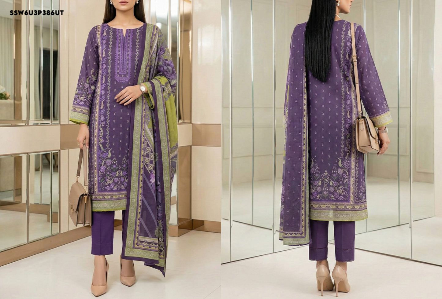 ❤️✨ SALITEX LAIRA VOL-2 ✨❤️
💯 100% ORIGINAL LAWN 🌸
👑 LAIRA by SANA & SARA 👑SSW6U3P386UT