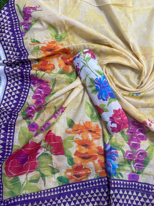 Pure Lawn D-24 (S+D) 2PCs Unstitched Collection