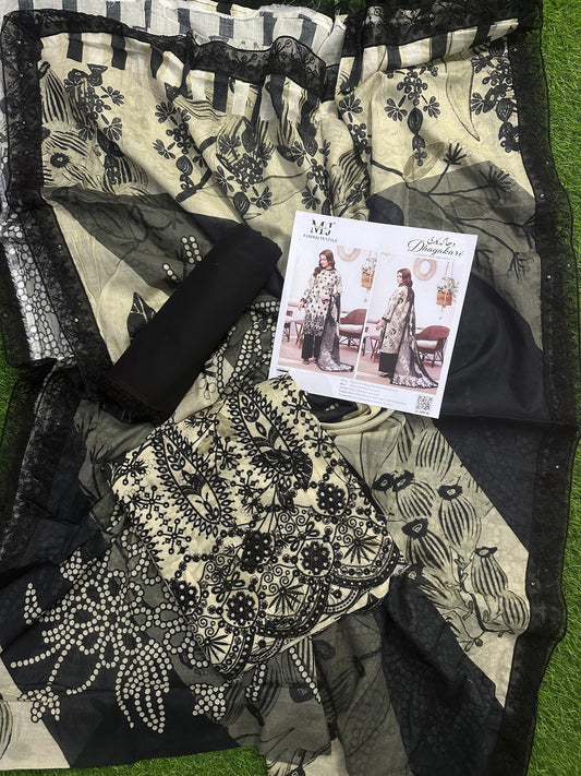 MOOSA JEE DHAGAKARI EMBROIDERED UNSTITCHED 3PCS COLLECTION