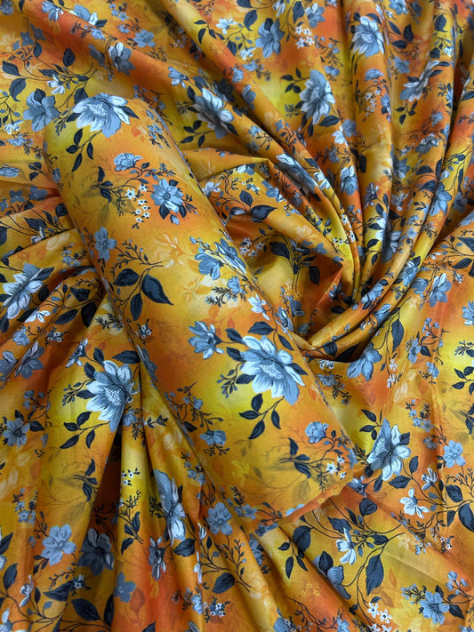 Mi Creation By Dr.Haris Orange Lawn 2Pcs