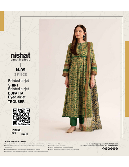 NISHAT UNSTITCHED LAWN 3PCS COLLECTION 2026 🔥❤️