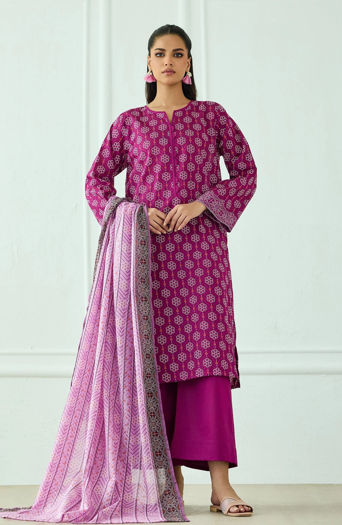✨ORIENT 100% ORIGINAL Unstitched Lawn 3 Piece✨ Design #OTL-25-567