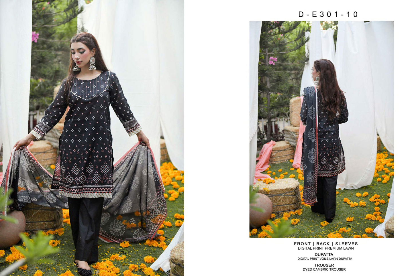MoosaJee 100% Original Heritage Chunri Unstitched 3Ps👌🔥
