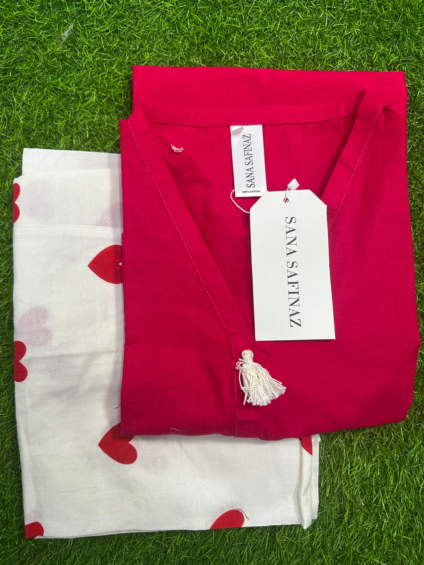 SanaSafinaz Stitched 2PCS Pink