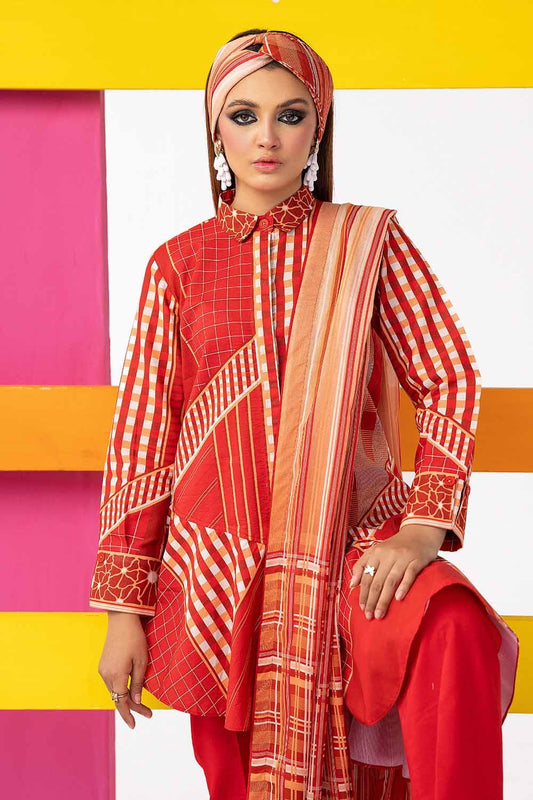 Gul Ahmed Printed Lawn Unstitched 3Pc Suit CL-42147 👌🔥✨