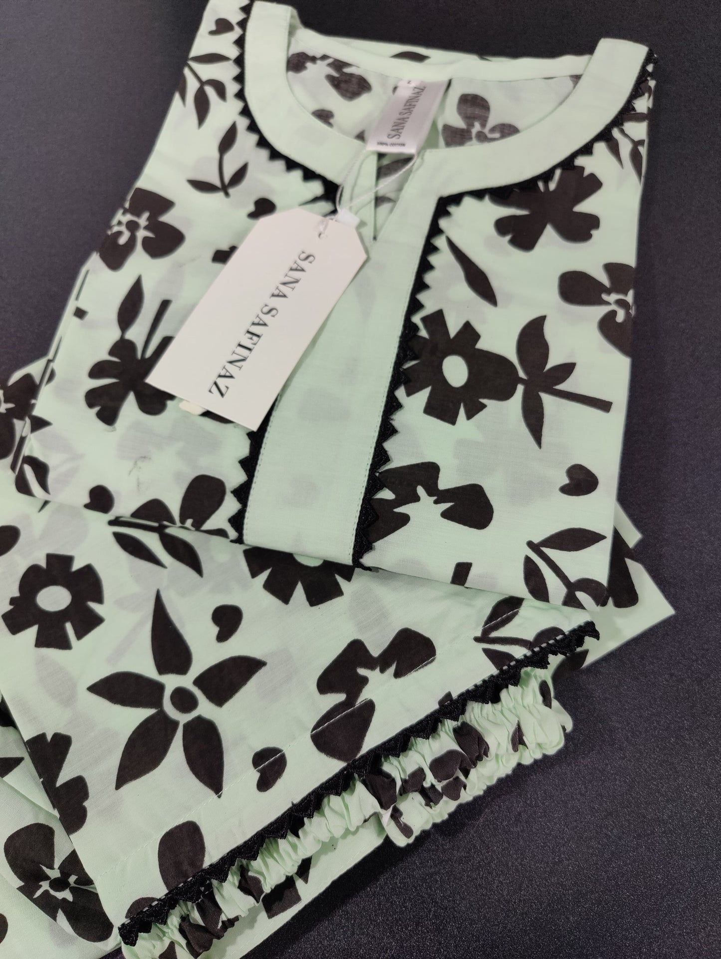 Sanasafinaz DEFECTED Cords Cotton Printed Stitched 2P