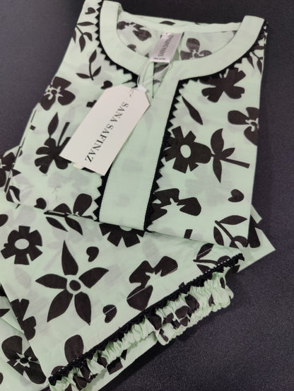 Sanasafinaz DEFECTED Cords Cotton Printed Stitched 2P