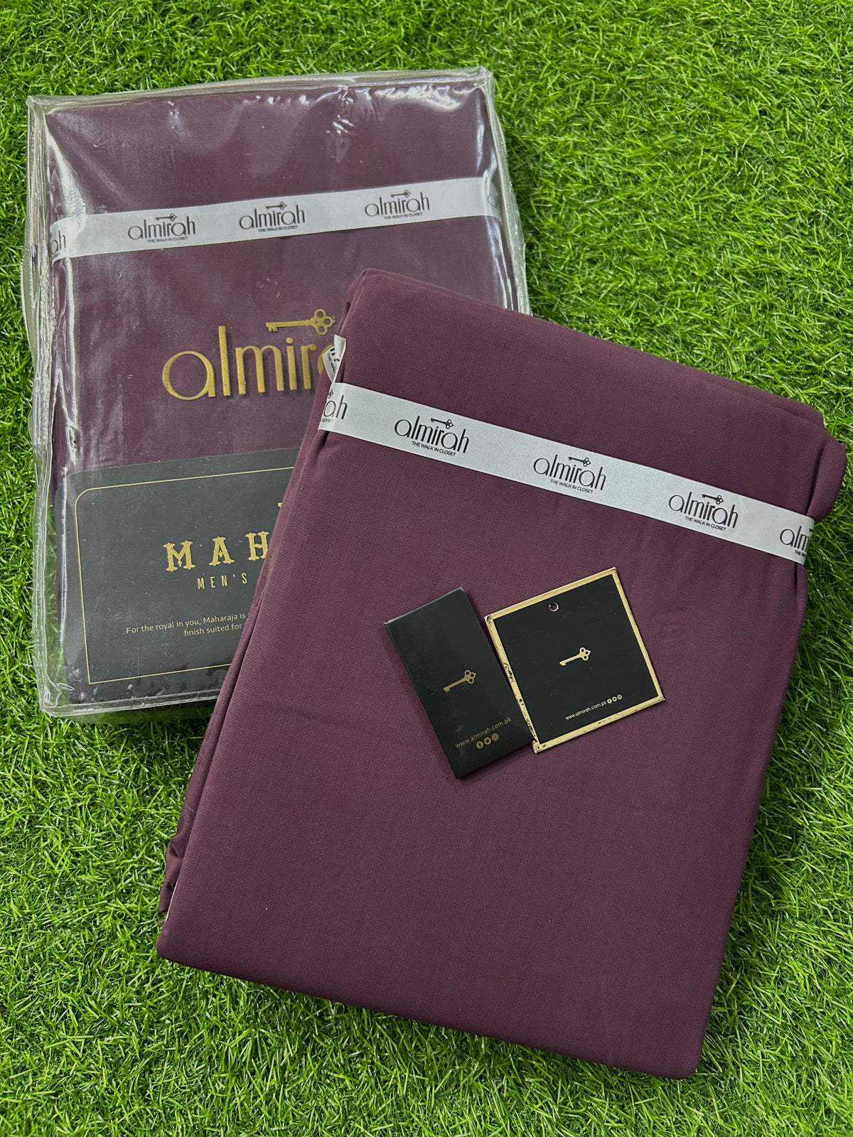 ALMIRAH’S MAHARAJA PLUM MEN'S COTTON