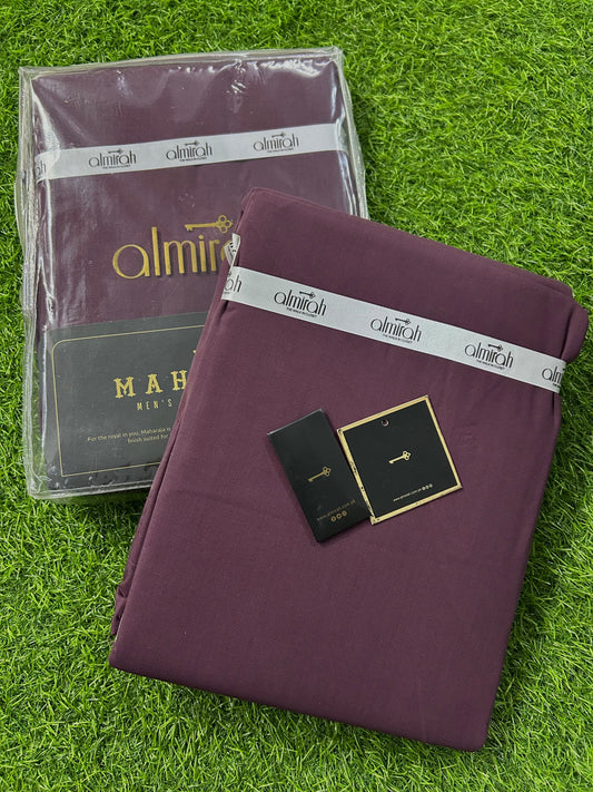 ALMIRAH’S MAHARAJA PLUM MEN'S COTTON