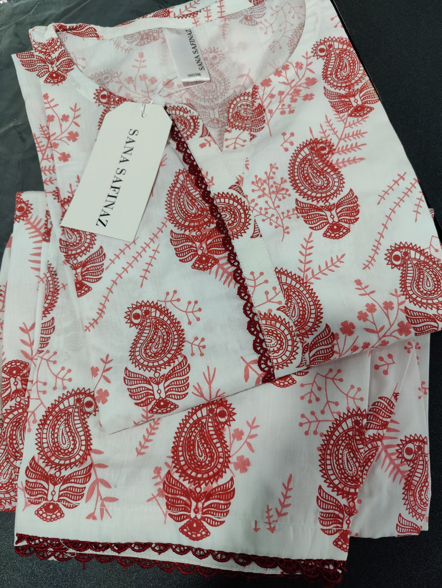 Sanasafinaz Printed  Stitched 2P
