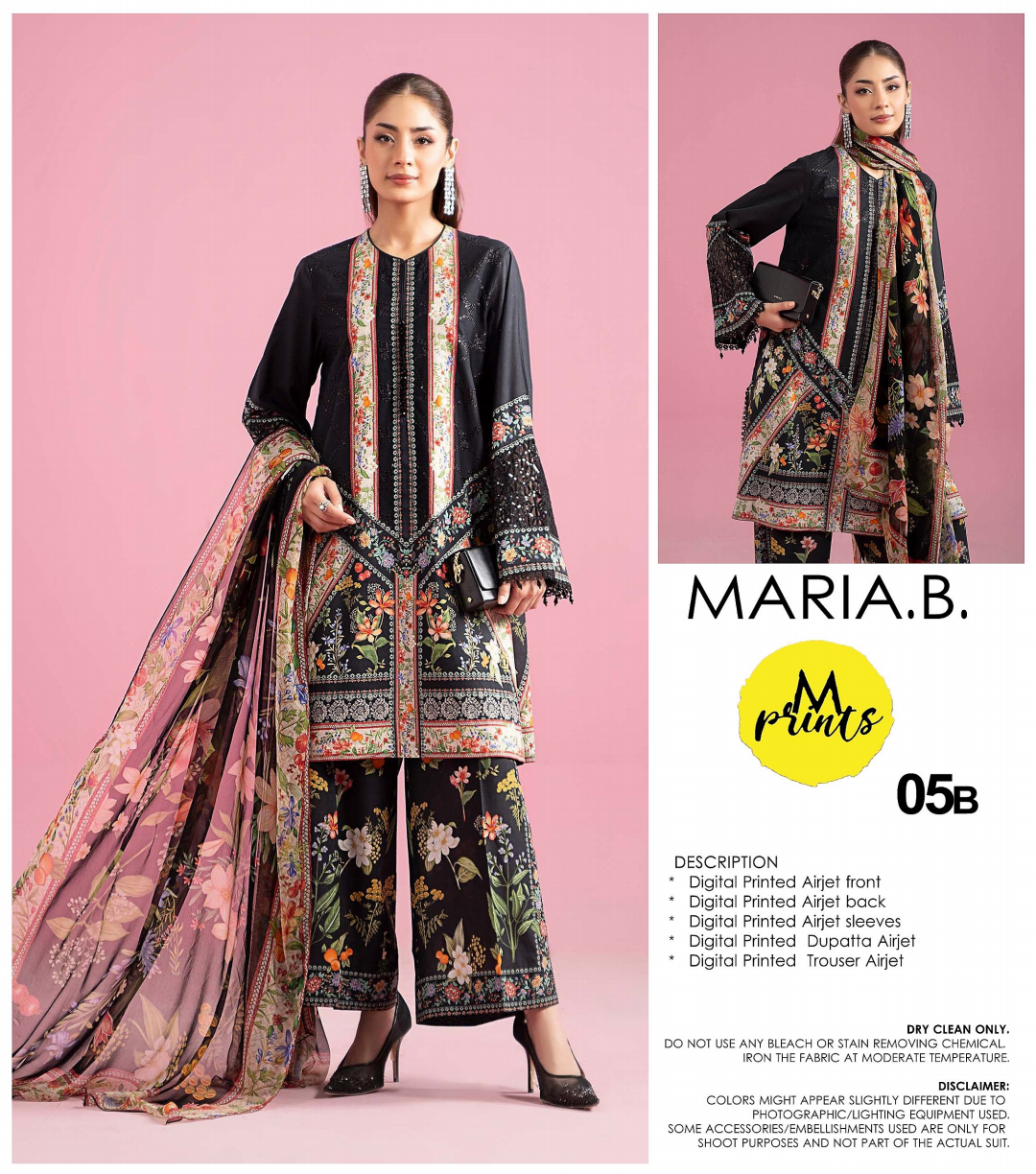 MARIA.B Unstitched Lawn 3 Pieces in Wholesale Price 🔥❤️