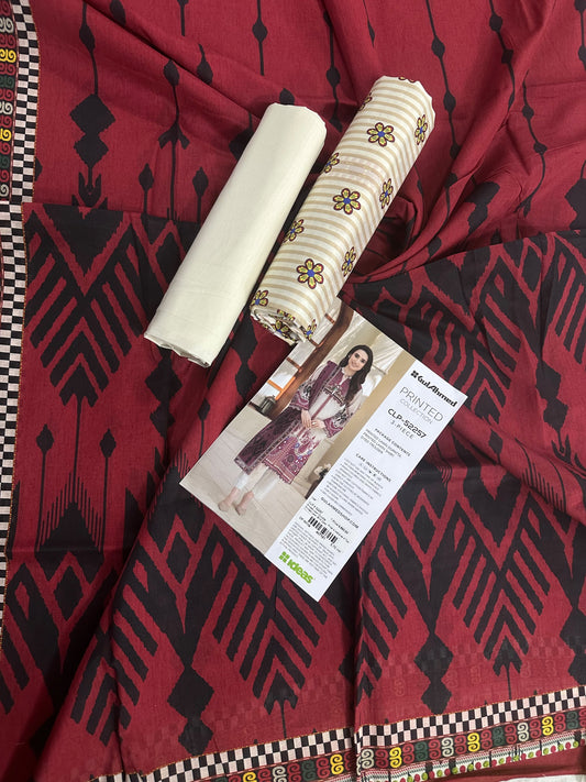 Gul Ahmed CLP-52257 Printed 3Pcs