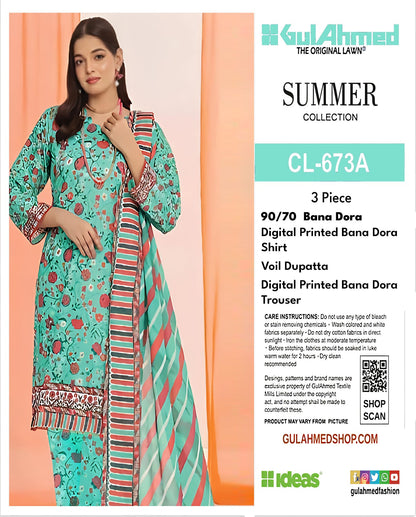 GulAhmed  BANADORA 3 Piece ❤️