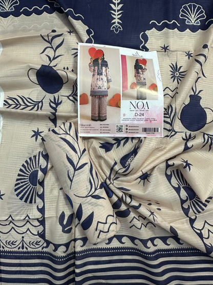Almeerah - NOA 2 Pcs Unstitched collection Design No 24