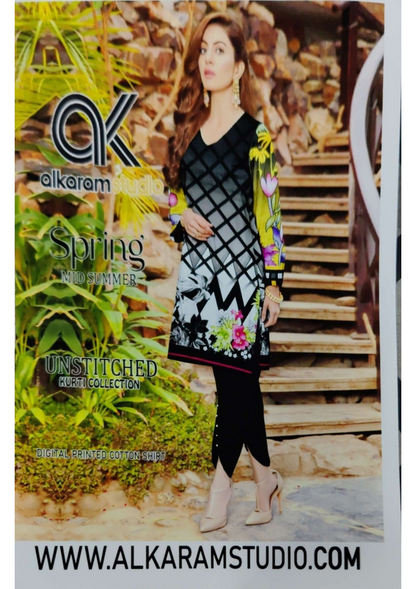 SHIRT PIECE KURTI LAWN COTTON