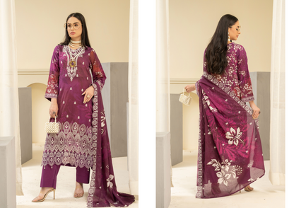 Amaira Manzil Luxury Embroidered Lawn 3 Piece Unstitched Collection