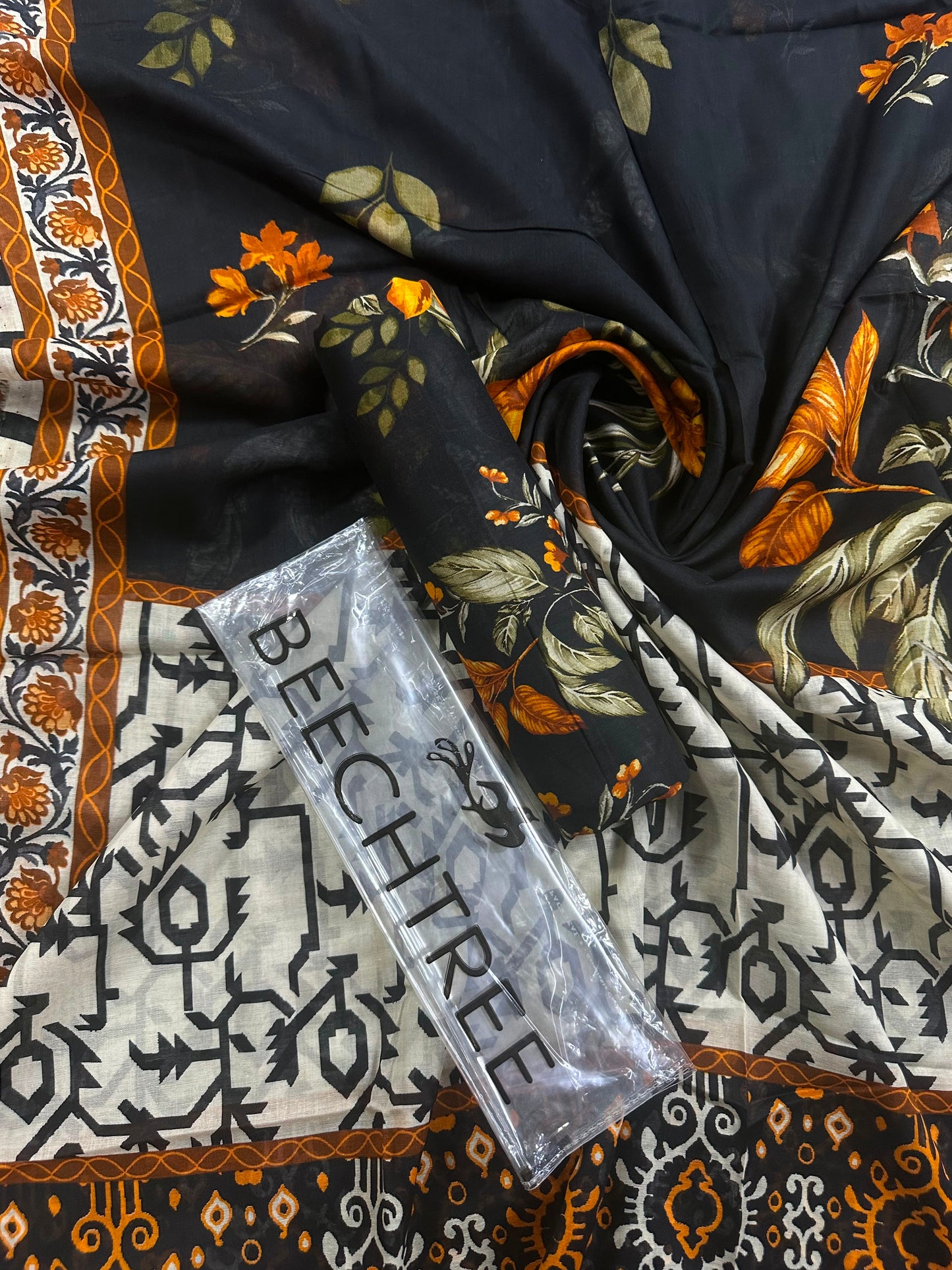 BeechTree Black-Beige 2PCS S+D