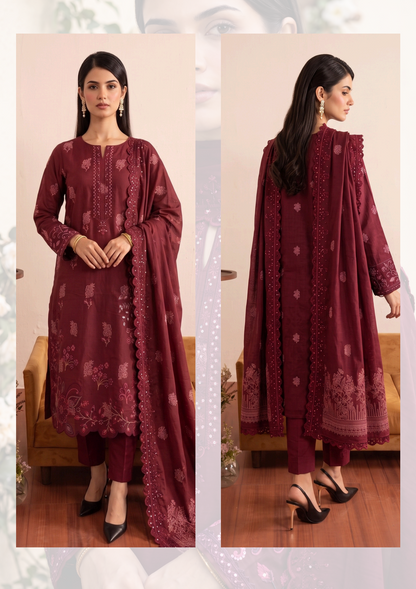 Bonanza Satrangi Ruby Rush Jacquard 3Pcs