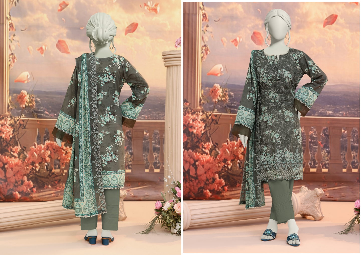Almeerah Green D -10  Luxchicn  Collection