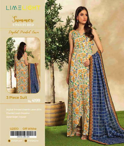 Limelight Chamkee Lawn 3Pcs 🔥