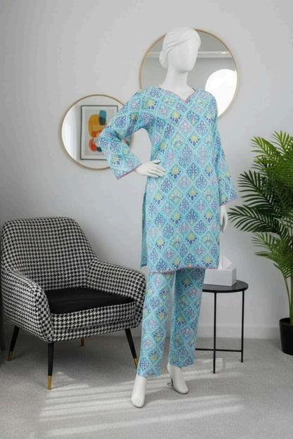 ALMEERAH  Stitched Lawn Cords Set 🔥 – Elegant, Comfortable & Ready to Wear.