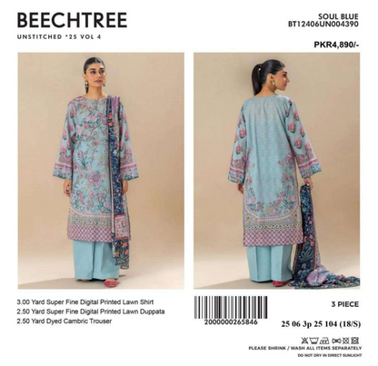 BEECHTREE Lawn Unstitched 3 Pieces 👌🔥✨