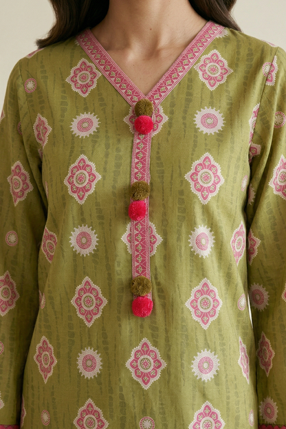 Zellbury D.C:-WUS26E20673   Digtal Printed Embroidery Lawn 2Pcs Collection