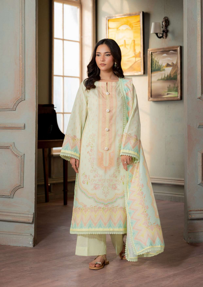 ZELLBURY Unstitched Lawn Collection 2026 Design # WUS26X30746