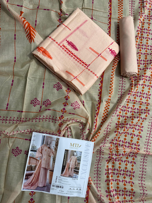 🌟✨ MTJ Printed Collection Alert ✨🌟
📢🔥 2026 Lawn Dupatta Collection 🔥📢🎀🌸 MTJ 🌸🎀 Design#6